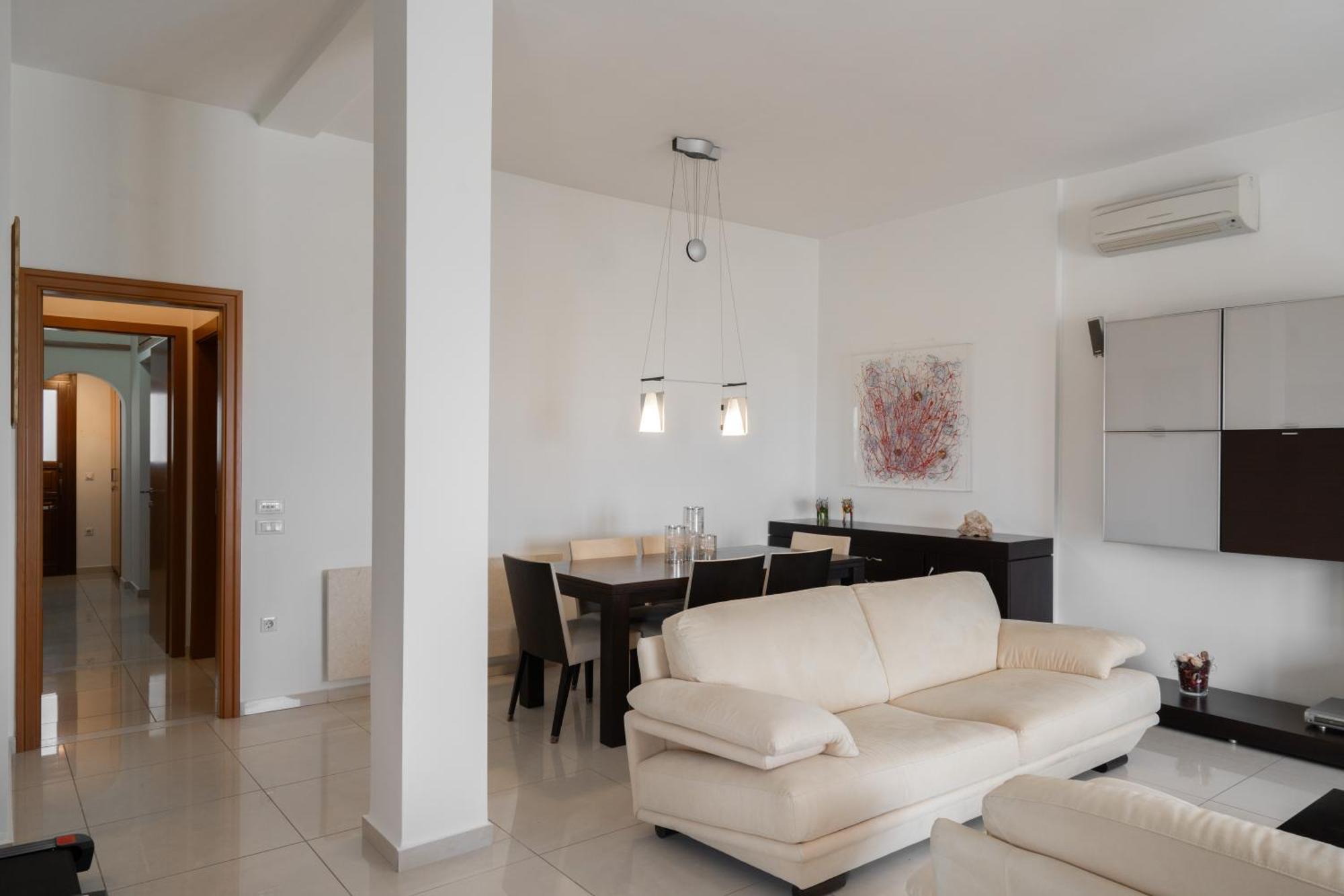 Central Seaview Heven Apartment In Fira  Exterior photo